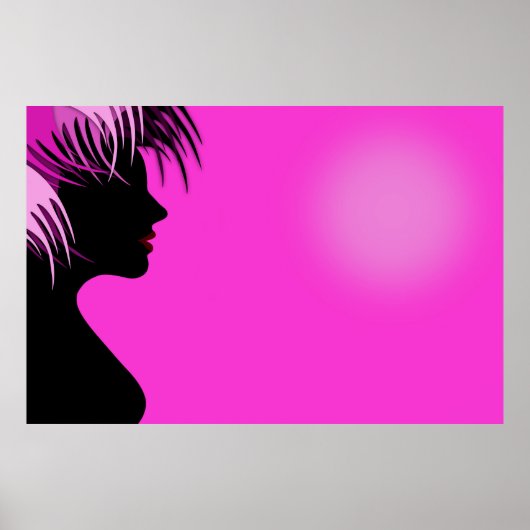 Friseur-Salon-398624 Friseurwerb Poster (Vorne)