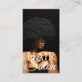 Friseur Salon Beauty Salon Business Card Visitenkarte (Vorderseite)