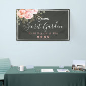Friseur Salon Beauty Stylist Elegante Rose Locarno Banner (Messeveranstaltung)