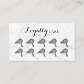 Friseur Salon Blow Dry Bar Modern Marbella Loyalit Treuekarte (Vorderseite)