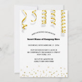 Friseur Salon Grand Eröffnung VIP roter Teppich Einladung (Rückseite)