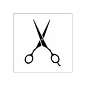 Friseur-Salon-Schere Gummistempel (Prägung)