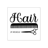 Friseur-Salon-Schere nach Maß Gummistempel (Prägung)