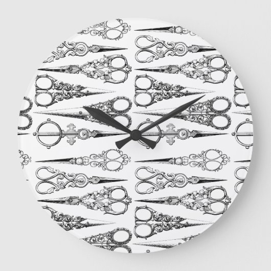 Friseur Salon Schönheitssalon Friseur Uhr (Vorderseite)