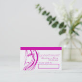 Friseur-Salon Stellenkarte Terminkarte (Stehend Vorderseite)