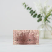 Friseur Salon Stylist Friseur Nägel Makeup Vip Visitenkarte (Stehend Vorderseite)