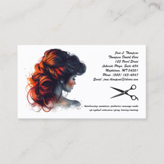 Friseur & Salon Visitenkarte