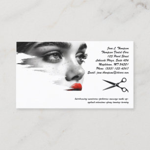 Friseur & Salon Visitenkarte