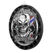 Friseur-Schädel: Rasieren des Gesichtes Dartscheibe (Vorderseite rechts)