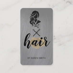 Friseur Schere Salon Visitenkarte
