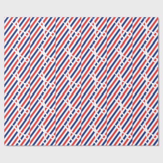 Friseur-Scheren Geschenkpapier (Flach)