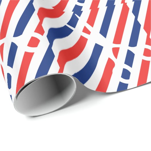 Friseur-Scheren Geschenkpapier (Rolleneckpunkt)