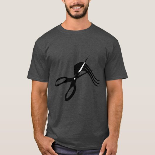 Friseur-Scheren - Haar-Stylist T-Shirt (Vorderseite)
