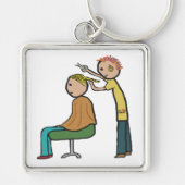 Friseur Schlüsselanhänger (Vorne)