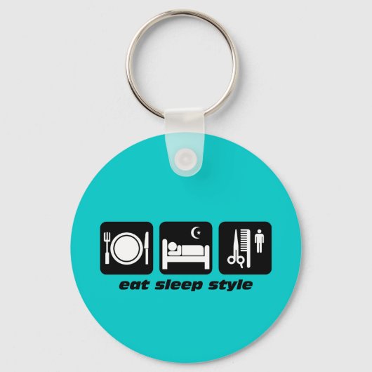 Friseur Schlüsselanhänger (Vorderseite)