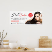Friseur, Schönheitssalon, Friseur (horizontal) Poster (Küche)