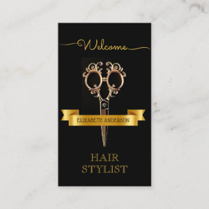 Friseur Schönheitssalon Visitenkarte