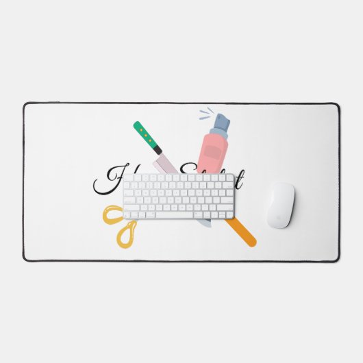 Friseur Schreibtischunterlage (Tastatur & Maus)