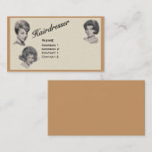 FRISEUR - SEHR BERUFLICHE VISITENKARTE 1 (Vorne/Hinten)