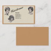 FRISEUR - SEHR BERUFLICHE VISITENKARTE 2 (Vorne/Hinten)