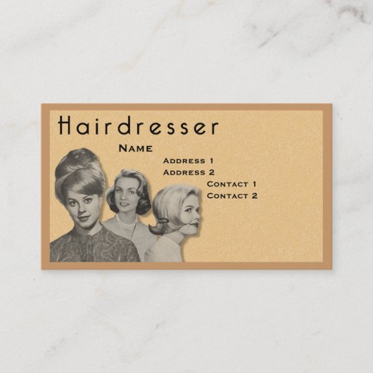 FRISEUR - SEHR BERUFLICHE VISITENKARTE (2C) (Vorderseite)
