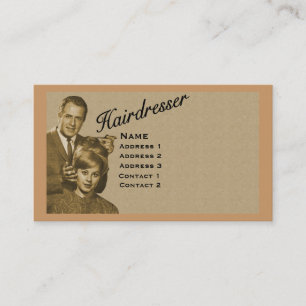 FRISEUR - SEHR BERUFLICHE VISITENKARTE (3B)
