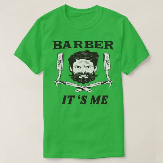 Friseur sein Ich-Shirt T-Shirt (Design vorne)