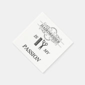 Friseur Serviette (Ecke)