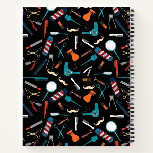 Friseur Shop Custom Notizblock (Rückseite)