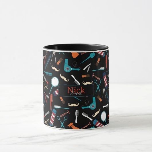 Friseur Shop Custom Tasse (Zentrum)