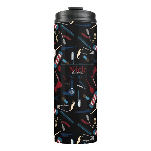 Friseur Shop Custom Thermosbecher (Vorderseite)