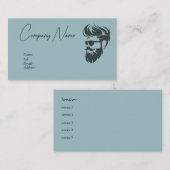 Friseur-Shop, Dienstleistungen, Visitenkartenvorla Visitenkarte (Vorne/Hinten)