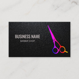 Friseur Shop Moderne farbenfrohe Schere Friseur St Visitenkarte