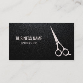 Friseur Shop Moderne weiße Schere Friseur Stylist Visitenkarte
