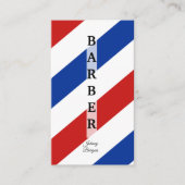 Friseur-Shop Pole Beruflich Moderne Friseur Visitenkarte (Vorderseite)