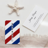 Friseur-Shop Pole Beruflich Moderne Friseur Visitenkarte