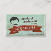 Friseur-Shop-Salon - Vintage Bestellkarte Terminkarte (Vorderseite)