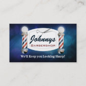 Friseur-Slogan-Visitenkarten Visitenkarte (Vorderseite)