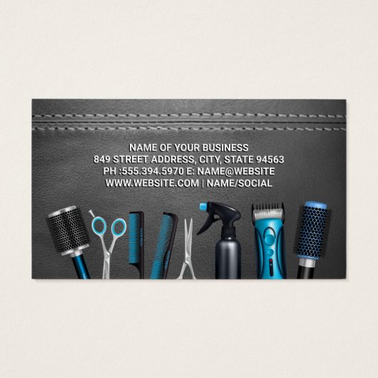 Friseur | Stielleder (Rückseite)