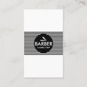 FRISEUR-Streifen-Briefmarkenkarte Treuekarte (Rückseite)