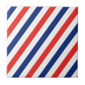 Friseur-Streifen Fliese (Vorderseite)