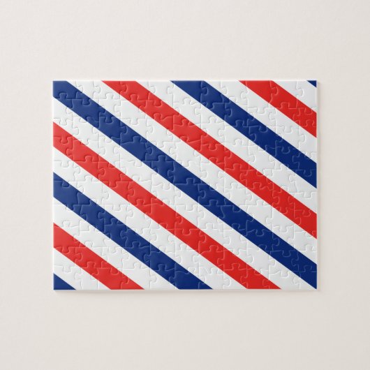 Friseur-Streifen Puzzle (Horizontal)