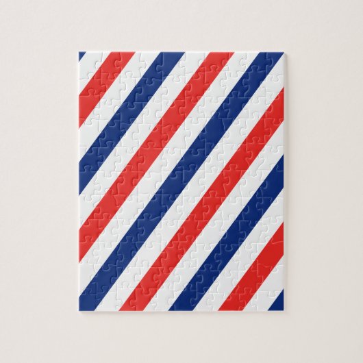 Friseur-Streifen Puzzle (Vertikal)