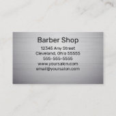 Friseur-Styling-Tools Barber Shop Friseur-Styling Visitenkarte (Rückseite)