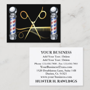 Friseur-Stylist - Barber Business Card Visitenkarte