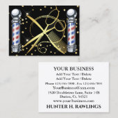 Friseur-Stylist - Barber Business Card Visitenkarte (Vorne/Hinten)
