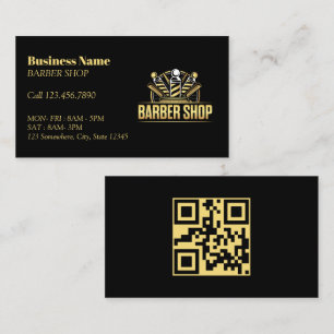 Friseur-Stylist Barber Pole Beruflicher Friseur Visitenkarte