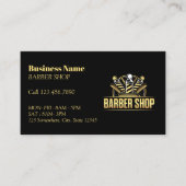 Friseur-Stylist Barber Pole Beruflicher Friseur Visitenkarte (Vorderseite)