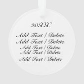 Friseur Stylist - Beautician - Friseur Ornament (Rückseite)