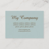 Friseur-Stylist-Blume Beauty CC0644 Visitenkarte (Rückseite)